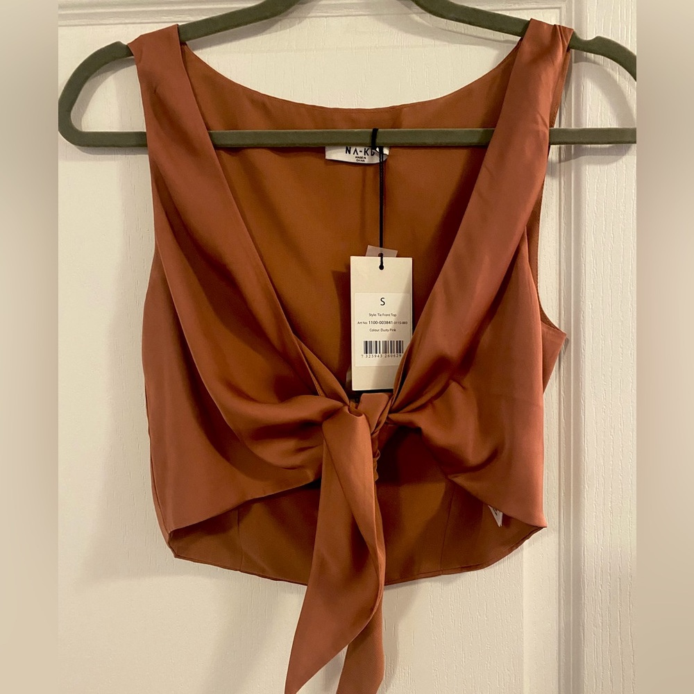 Na-kd front tie top NEVER WORN